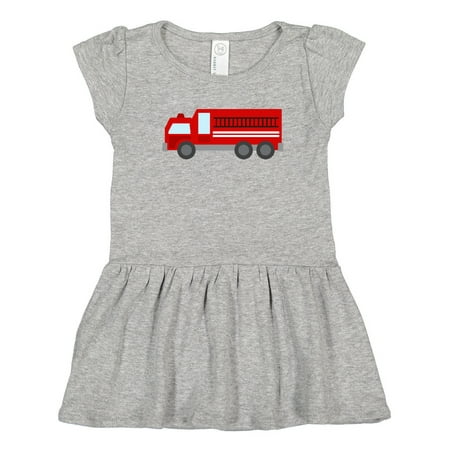 

Inktastic Fire Truck (Red) Gift Toddler Girl Dress