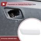 thumbnail image 3 of Tapa de Boquilla de Lavaparabrisas del Parachoques Frontal Derecho Única Bargains No.86636SG050WU Tapa de Recorte del Parachoques para Subaru Forester Sport 2013-2015 Plástico Blanco 1 Pc, 3 of 7