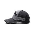 thumbnail image 3 of Black Rebel Gorra Knite estilo vintage desgastado para hombre estampada, 3 of 5