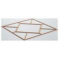 thumbnail image 4 of Ekena Millwork 23 3/8"W x 23 3/8"H x 1/4"T Large Hudson Decorative Fretwork Wood Wall Panels, Alder, 4 of 18
