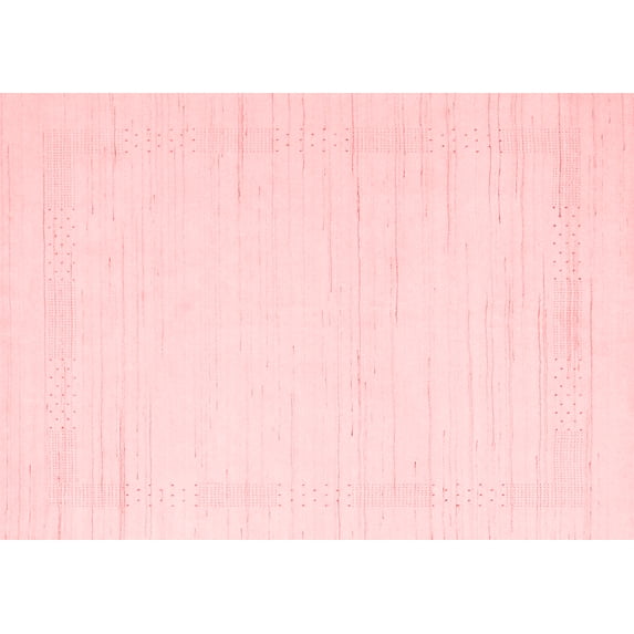 Ahgly Company Indoor Rectangle Solid Red Modern Area Rugs, 5' x 8'
