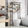 thumbnail image 1 of Organizador de estante para baño Simple Trending de 3 niveles, negro, 1 of 9