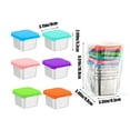 thumbnail image 3 of Vasos de acero inoxidable para salsa con tapa | Vasos de 40 ml para salsas, salsas y condimentos para barbacoa, restaurantes y el hogar | Juego de 6 piezas, 3 of 9