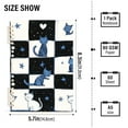 thumbnail image 2 of FORMRS 1-Subject Spiral Notebook 8" x 5" College Ruled 60 Refillable Sheet, 2 Pack, Blue Cat Stars, 2 of 7