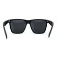 thumbnail image 3 of Polarized Mens Gentlemans Horn Rim Plastic Hipster Sunglasses Matte Black, 3 of 4