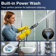 thumbnail image 3 of PALAS Filtered Shower Head with Handheld, High Pressure 10-Mode, Power Wash, Replaceable Filter Soften Hard Water Remove Chlorine, 60" Hose (Matte Black), 3 of 8
