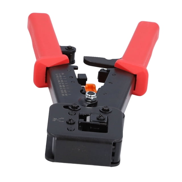 Engarzadora De Cables RJ45, Herramienta De Engarzado RJ45 De Matriz Precisa, Acero Resistente A Prueba De Herrumbre Para Ethernet