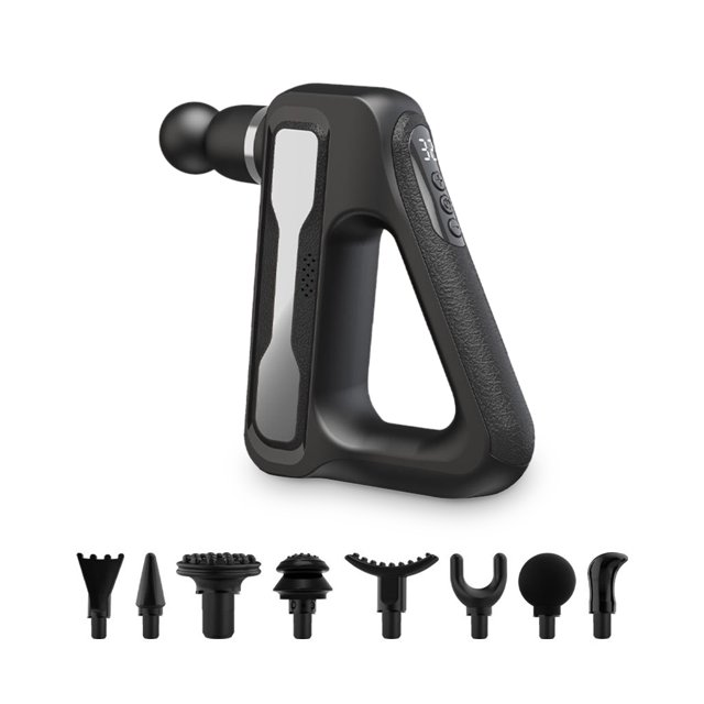 Massager muscular Relajación eléctrica Ejercicio Portátil Masaje Profundo Control Ajustable Sin resbalón Estimulador de Aptitud Plata Inevent CE001151-04B