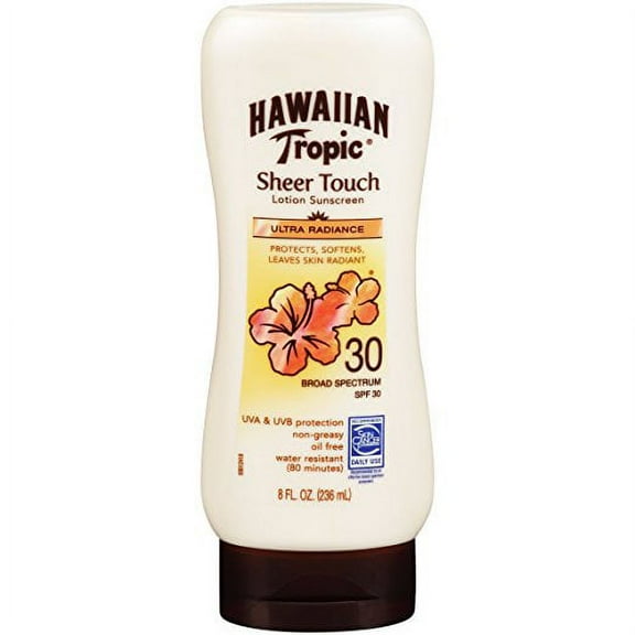 2 Pack Hawaiian Tropic Sheer Touch Lotion Sunscreen SPF 30 8oz Each