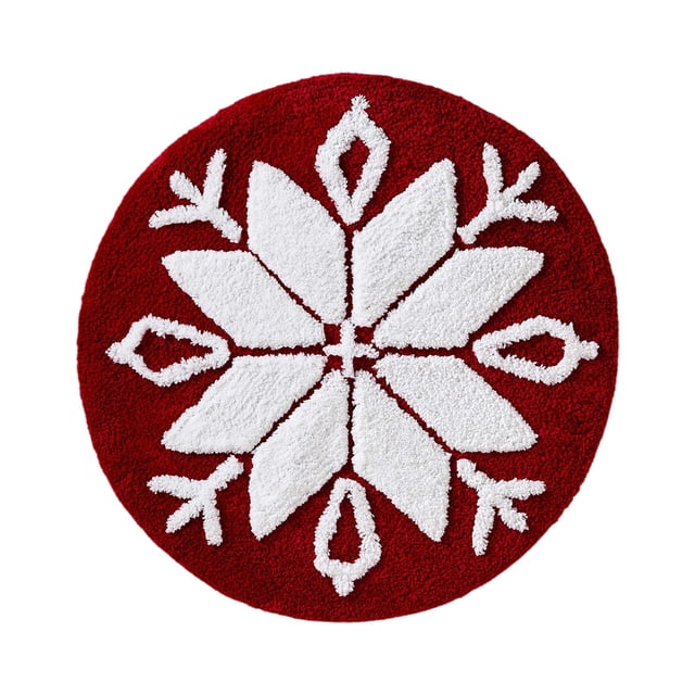 WRKEKC Clearance Christmas Faux Rocking Chair Rug Christmas Eve Non Slip Rocking Chair Rug Rugs