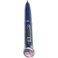 thumbnail image 3 of Garland Patriotic Executive Metal Ballpoint Twist Pen- Made in USA- Blue with Chrome Accents- Medium Pt Black Ink- Gift for corporate events and milestone- Box included, 3 of 5