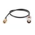 thumbnail image 1 of Conector acoplador recto SMA macho a BNC hembra M/F adaptador de RF cable coaxial de baja pérdida pigtail 33cm 13", 1 of 1