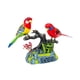thumbnail image 5 of Loros Parlantes, Decoración para La Oficina O El Hogar, Juguete Interactivo Realista, Pájaro Eléctrico Creativo Controlado Por Sonido., 5 of 9
