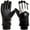 Black and White, variant on Rosnek Winter Ski Snow Gloves for Men, Women, Touchscreen & Waterproof Cold Weather Hand Warming Gloves Winter Work Gloves