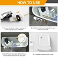 thumbnail image 5 of OULII 2pcs Front Mount Toilet Tank Flush Lever Universal Toilet Replacement Handle for Most Front Mount Toilets, 5 of 5