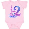 thumbnail image 3 of Inktastic 2nd Birthday Mermaid Tail Boys or Girls Baby Bodysuit, 3 of 5