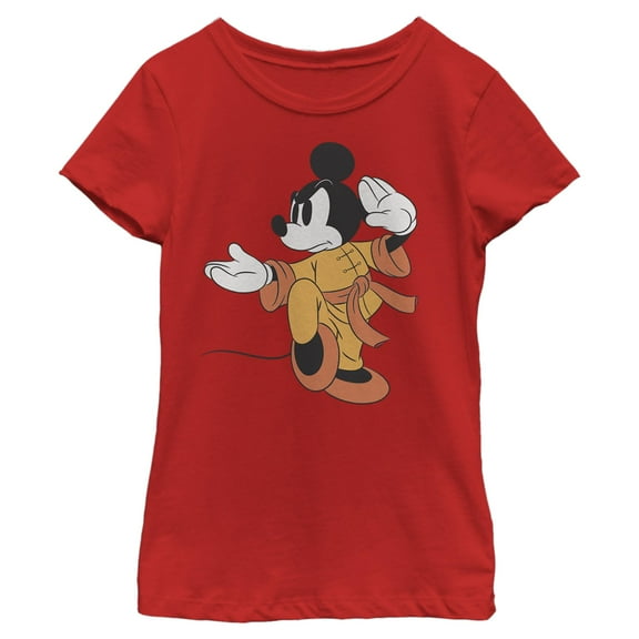 Girls Mickey & Friends Kung Fu Mickey T Shirt