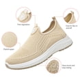 thumbnail image 5 of CHICVOMEY Women's Slip On Shoes - Lightweight & Breathable Mesh Walking Sneakers Arch Support & Memory Foam Cushion Comfort Non-Slip Walking Shoes for Work Casual, 5 of 5