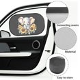 thumbnail image 7 of Garronmavis Sunflower Elephant 2 Pack Baby Window Shade Car Window Shades for Side Window Automotive Interior Sun Protection Glare and UV Rays Protection Car Window Shades, 7 of 7