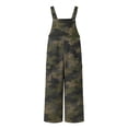 thumbnail image 4 of SJLDQY Men's Camo Bib Overall Adjustable Straps Denim Overalls for Men Fall Winter Outdoor Casual Utility Workwear with Pockets, 4 of 8