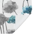 thumbnail image 6 of Creative Products Gray Blue Painted Flowers 71x74 Shower Curtain, 6 of 7