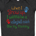 thumbnail image 4 of Inktastic Volleyball Coach Like Mommy Boys or Girls Baby Bodysuit, 4 of 5