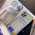 thumbnail image 5 of Funda protectora tipo billetera con tarjetero de P-Pokemon Gengar, funda protectora transparente para iPhone 11 12 13 14 15 16 Pro Max X XR, 5 of 5