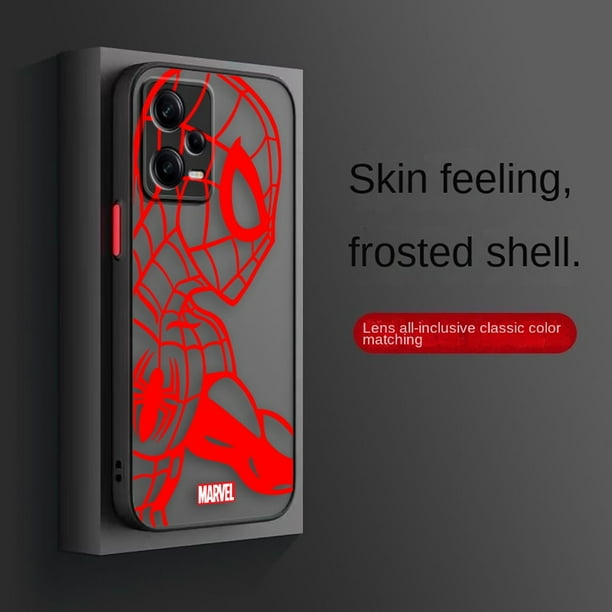 Spiderman Sketch Marvel Vengadores Funda De Teléfono Mate Para Xiaomi Redmi Note 12 11 11S 11T 10 10S 10X 9 9S 9T 8 7 6 5 5A Y1 4 4X 3 2 Pro Plus Lite POCO M4 M3 M2 4G 5G