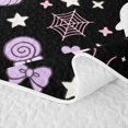 thumbnail image 5 of Manfei Boo Ghost Print Quilt Full,Happy Halloween Full Bedspread Sets,3pcs,1 Coverlet and 2 Pillowcases, 5 of 7