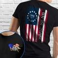 thumbnail image 6 of FLAGWIX We The People Eagle American 1776 Betsy Ross T-Shirt MLN3312TS - Mens Shirts, 6 of 6