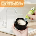 thumbnail image 4 of 3-in-1 Multi-Function Gap Cleaner, Kitchen Cleaning Brush, Alligator Scrub Brush, Portable Cleaning Brush with U-Shaped Silicone Brush (Green), 4 of 10
