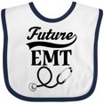 thumbnail image 3 of Inktastic Future Emt Emergency Tech Boys or Girls Baby Bib, 3 of 4