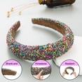 thumbnail image 3 of Bandas para el cabello brillantes para niñas, lindas y modernas diademas para niñas, diadema gruesa y brillante para niñas, 3 of 5