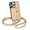 Beige - Pebble grain, variant on Handmade Genuine Leather Crossbody Wallet Phone Case for Apple iPhone 15 Pro 6.1-Inch,with Strap and Flip Wallet Card Holder,Shockproof Durable Scratch Protective