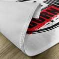 thumbnail image 5 of Ambesonne Fitness Place Mats Set of 4, Strong Training Grunge, Standard Size, White Black Red, 5 of 6