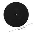 thumbnail image 2 of unbranded Protector De Plato Giratorio Negro Antideslizante Para Discos Vinilo En Casa, 2 of 6