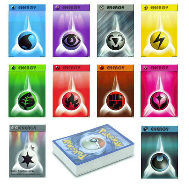 50 Randomly Assorted Pokemon Energy Cards