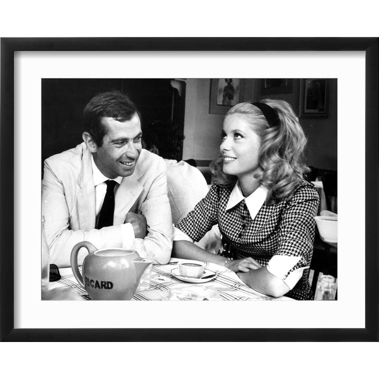 Art.com Catherine Deneuve and Roger Vadim Having a Cup of Tea in