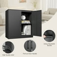 thumbnail image 4 of Marcree Metal Wall Garage Cabinet, Wall Storage Cabinet with Adjustable Shelf,Locking Wall Storage Cabinets, Steel Wall Mounted Cabinet for Home Office, 4 of 9