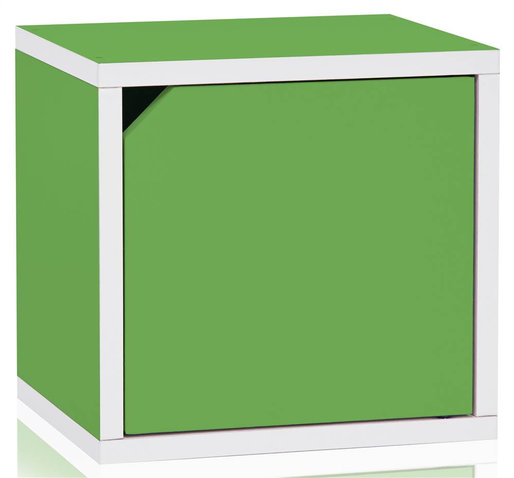 Way Basics Eco Stackable Connect Storage Cube with Door, Multiple