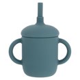 thumbnail image 1 of 1 vaso de agua para niños, de silicona, con pajita, para entrenamiento de bebés y niños pequeños., 1 of 6