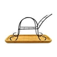 thumbnail image 3 of Estante para Pollo Asado, Soporte para Pollo, Forma de Silla de Playa, Decoración Del Hogar, Estante Creativo para Pavo, Soporte para Pollo para Barba Rejilla con bandeja, 3 of 8
