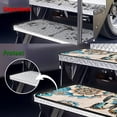 thumbnail image 6 of Yuyamidu Butterfly RV Steps Covers Rugs 4 Pack RV Camper Step Stair Covers Rugs Boho Mandala Flower Camper Step Covers Universal RV Stair Carpet with Hook and Loop, 6 of 7