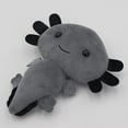 thumbnail image 3 of Kawaii Axolotl Plush Toy, Soft Gray Axolotl Stuffed Animal Plush 7.9 in., 3 of 7