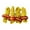 Jaune, variante sur jinwen 4 Pcs Cordes de Tente 4mm Hauban de Tente avec Cordon Réfléchissant Hauban de Tente Jaune