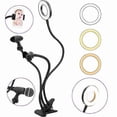 thumbnail image 4 of USB LED Ring Light with Phone Holder and Microphone Clip for Live Streaming, 4 of 5