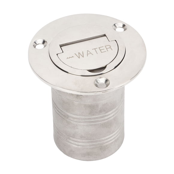 Relleno De Cubierta, Acero Inoxidable 316, Montaje De Tanque De Mamparo De 2 Pulgadas, Pulido De Espejo Con Tapa Sin Llave Para Tanques De Remolque