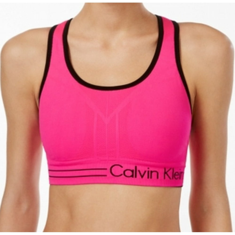 Calvin Klein calvin klein new pink black racerback xs sports bras bra