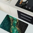 thumbnail image 6 of Diatomaceous Earth Bath Mat,Black and Green Gold Marble Non-Slip Volume Super Absorbent Fast Drying for Bathroom Kitchen Door mat,Eco-Friendly Easy to Clean 17×27.5Inch (43 * 70cm), 6 of 6