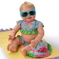 thumbnail image 2 of The Ashton - Drake Galleries "Beach Baby" Girl Doll With Sunglasses & Towel Poseable So Truly Real® with RealTouch® Vinyl Skin & Hand-rooted Hair by Sherry Miller 21-inches, 2 of 6